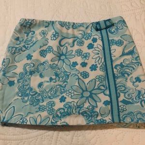 Lilly Pulitzer Golden Lion 4T skort